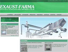 Tablet Screenshot of exaustfarma.com.br